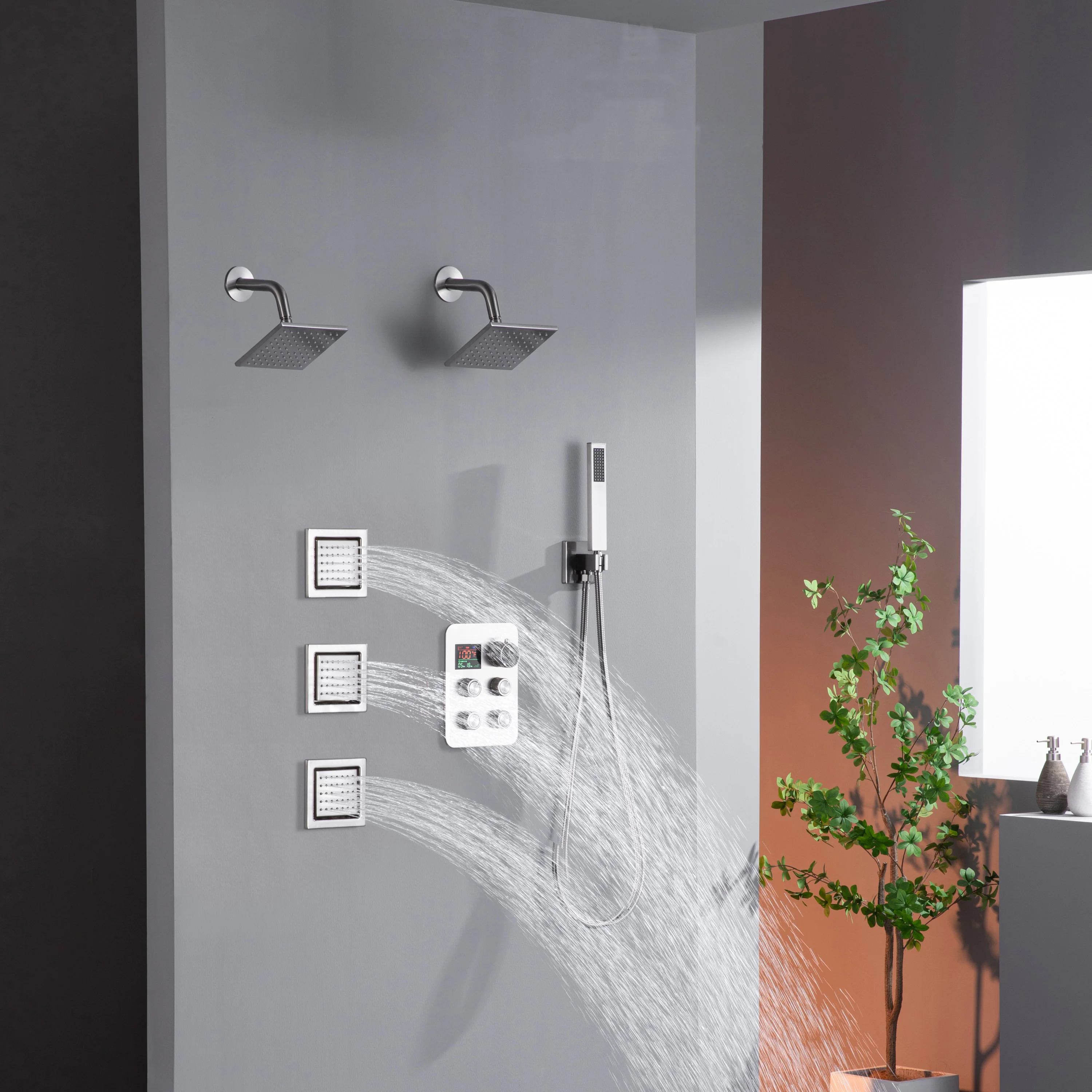 Brushed nickel